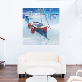 Foto 5 | Foto 5 | Cuadro Decorativo - En La Orilla - Rick Fleury - Arte Costa - Impresión En Lienzo - Fine Art Tj