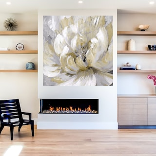 Foto 5 | Foto 5 | Cuadro Decorativo - Estallido De Oro De Primavera - Nan - Arte Floral - Impresión En Lienzo - Fine Art Tj