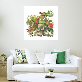 Foto 3 | Foto 3 | Cuadro Decorativo - En La Jungla Ii - Wild Apple Portfolio - Arte Animales - Impresión En Lienzo - Fine Art Tj