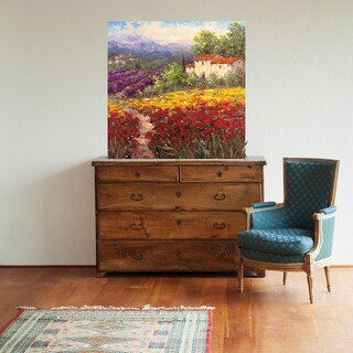 Foto 2 | Foto 2 | Cuadro Decorativo - Flor Del País Ii - Hulsey - Arte Paisaje - Impresión En Lienzo - Fine Art Tj