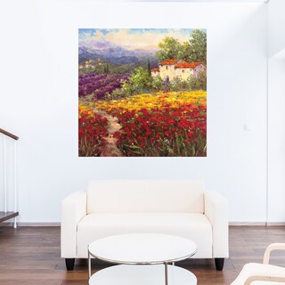 Foto 5 | Foto 5 | Cuadro Decorativo - Flor Del País Ii - Hulsey - Arte Paisaje - Impresión En Lienzo - Fine Art Tj