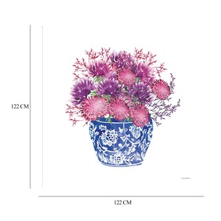 Foto 6 | Foto 6 | Cuadro Decorativo - Estilo Chinoiserie Iv - Mercedes Lopez Charro  - Arte Floral - Impresión En Lienzo - Fine Art Tj