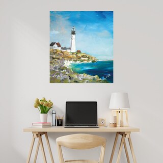 Foto 2 | Foto 2 | Cuadro Decorativo - Faro En La Costa Rocosa I - Julie Derice - Arte Costa - Impresión En Lienzo - Fine Art Tj