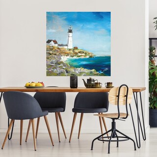 Foto 3 | Foto 3 | Cuadro Decorativo - Faro En La Costa Rocosa I - Julie Derice - Arte Costa - Impresión En Lienzo - Fine Art Tj