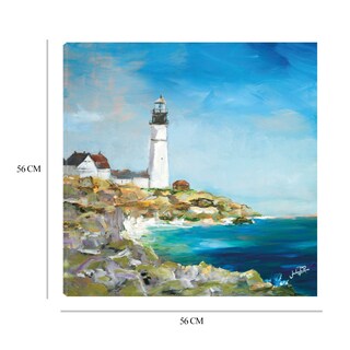 Foto 6 | Foto 6 | Cuadro Decorativo - Faro En La Costa Rocosa I - Julie Derice - Arte Costa - Impresión En Lienzo - Fine Art Tj