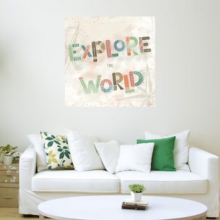 Foto 3 | Foto 3 | Cuadro Decorativo - Explora El Mundo Iv - Veronique Charron - Arte Frases - Impresión En Lienzo - Fine Art Tj