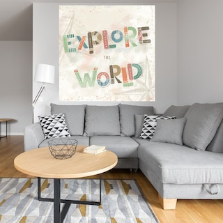 Foto 4 | Foto 4 | Cuadro Decorativo - Explora El Mundo Iv - Veronique Charron - Arte Frases - Impresión En Lienzo - Fine Art Tj