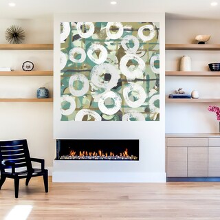 Foto 5 | Foto 5 | Cuadro Decorativo - Elegantisimo En Verde Azulado I - Patricia Pinto - Arte Abstracto - Impresión En Lienzo - Fine Art Tj