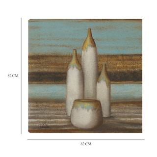 Foto 6 | Foto 6 | Cuadro Decorativo - Elegantisimo En Verde Azulado I - Patricia Pinto - Arte Abstracto - Impresión En Lienzo - Fine Art Tj