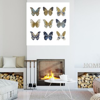 Foto 4 | Foto 4 | Cuadro Decorativo - Estudio De Mariposa I - Julia Bosco - Arte Animales - Impresión En Lienzo - Fine Art Tj