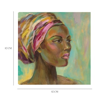 Foto 6 | Foto 6 | Cuadro Decorativo Fine Art Tj Mujer Africana I Silvia Vassileva Arte Moderno Impresión en Lienzo