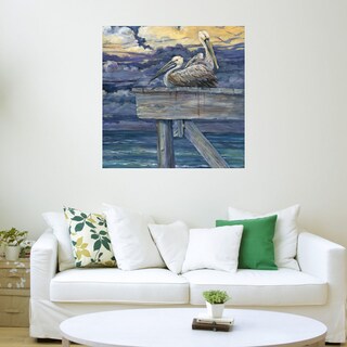 Foto 3 | Foto 3 | Cuadro Decorativo Fine Art Tj Muelle Pelícano Paul Brent Arte Animales Impresión en Lienzo