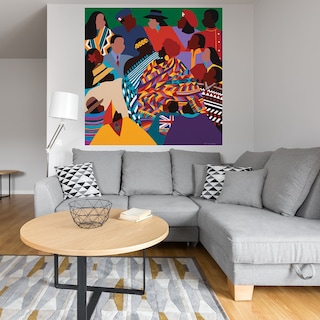 Foto 4 | Foto 4 | Cuadro Decorativo - La Década Internacional - Synthia Saint James - Arte Moderno - Impresión En Lienzo - Fine Art Tj