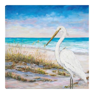 Foto 1 | Foto 1 | Cuadro Decorativo - Garza En La Playa - Julie Derice - Arte Moderno - Impresión En Lienzo - Fine Art Tj