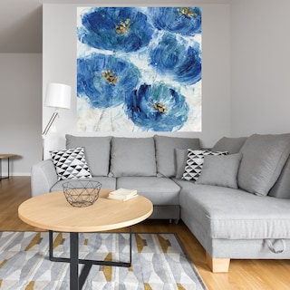 Foto 4 | Foto 4 | Cuadro Decorativo - Mancha Floral Azul - Katrina Craven - Arte Floral - Impresión En Lienzo - Fine Art Tj