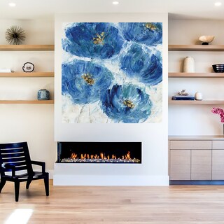 Foto 5 | Foto 5 | Cuadro Decorativo - Mancha Floral Azul - Katrina Craven - Arte Floral - Impresión En Lienzo - Fine Art Tj
