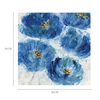 Foto 6 | Foto 6 | Cuadro Decorativo - Mancha Floral Azul - Katrina Craven - Arte Floral - Impresión En Lienzo - Fine Art Tj