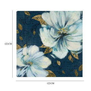 Foto 6 | Foto 6 | Cuadro Decorativo Fine Art TJ 'Jardín Azul y Oro I' de Heather Hayes 122 x 122 cm