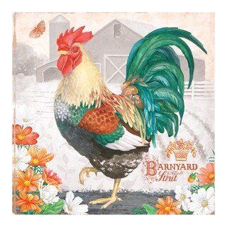 Foto 1 | Foto 1 | Cuadro Decorativo Fine Art TJ 'Gallo Esmeralda' de Beth Grove 122 x 122 cm