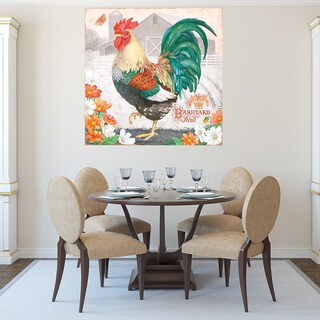 Foto 4 | Foto 4 | Cuadro Decorativo Fine Art TJ 'Gallo Esmeralda' de Beth Grove 122 x 122 cm