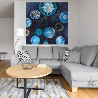 Foto 4 | Foto 4 | Cuadro Decorativo - Índigo - Fine Art Tj - Design Fabrikken - Arte Moderno - Impresión En Lienzo