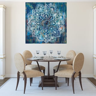 Foto 4 | Foto 4 | Cuadro Decorativo Fine Art Tj Mandala en Azul Ii Danhui Nai Arte Abstracto Impresión en Lienzo