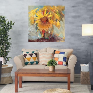 Foto 2 | Foto 2 | Cuadro Decorativo - Girasoles En Agua - Beth Forst - Arte Moderno - Impresión En Lienzo - Fine Art Tj