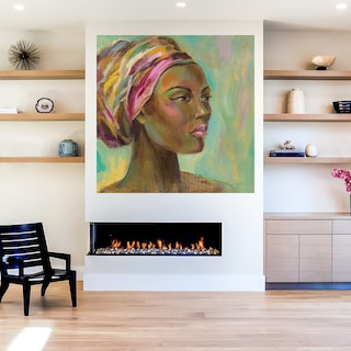 Foto 5 | Foto 5 | Cuadro Decorativo - Girasoles En Agua - Beth Forst - Arte Moderno - Impresión En Lienzo - Fine Art Tj