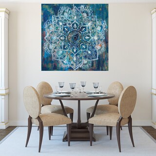 Foto 4 | Foto 4 | Cuadro Decorativo - Mandala En Azul Ii - Danhui Nai - Arte Abstracto - Impresión En Lienzo - Fine Art Tj