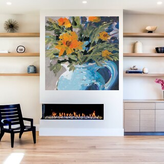 Foto 5 | Foto 5 | Cuadro Decorativo - Mandala En Azul Ii - Danhui Nai - Arte Abstracto - Impresión En Lienzo - Fine Art Tj