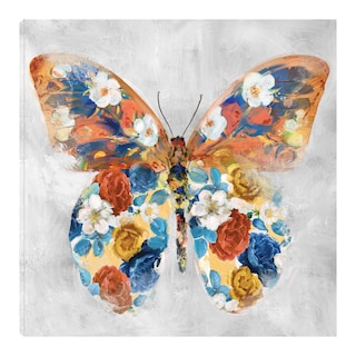 Foto 1 | Foto 1 | Cuadro Decorativo - Flores De Mariposa I - Studio Arts - Arte Moderno - Impresión En Lienzo - Fine Art Tj