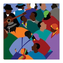 Cuadro Decorativo - Islas De Gullah Jook Jook - Synthia Saint James  - Arte Moderno - Impresión En Lienzo - Fine Art Tj
