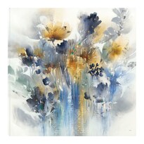 Cuadro Decorativo - Índigo Botánico - K. Nari  - Arte Moderno - Impresión En Lienzo - Fine Art Tj