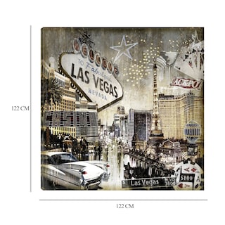 Foto 6 | Foto 6 | Cuadro Decorativo Fine Art Tj Las Vegas Dylan Matthews Arte Ciudades Impresión en Lienzo