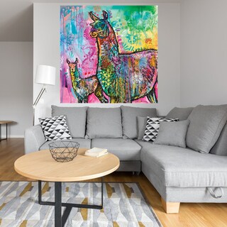 Foto 4 | Foto 4 | Cuadro Decorativo - Llama Psicodélico - Dean Russo  - Arte Abstracto - Impresión En Lienzo - Fine Art Tj