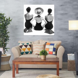 Foto 2 | Foto 2 | Cuadro Decorativo - Modelos De Trajes De Baño De 1950 - Graffi*tee Studios  - Arte Clásicos - Impresión En Lienzo - Fine Art Tj