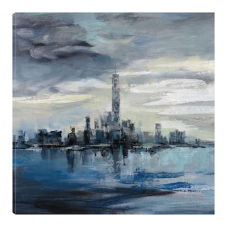 Foto 1 | Foto 1 | Cuadro Decorativo Fine Art TJ 'Invierno de Manhattan' de Silvia Vassileva 122 x 122 cm