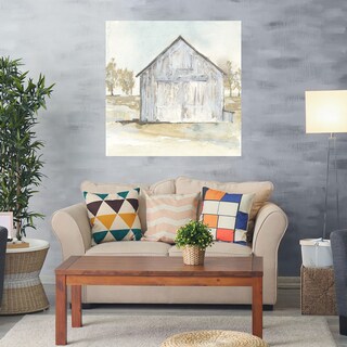 Foto 2 | Foto 2 | Cuadro Decorativo Fine Art TJ 'Granero Blanco I' de Chris Paschke 82 x82 cm