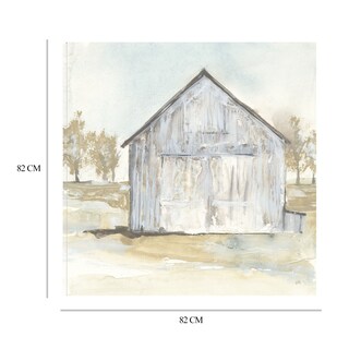 Foto 6 | Foto 6 | Cuadro Decorativo Fine Art TJ 'Granero Blanco I' de Chris Paschke 82 x82 cm