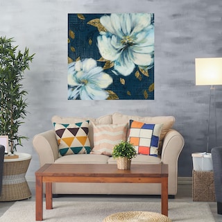 Foto 2 | Foto 2 | Cuadro Decorativo Fine Art Tj Jardín Azul y Oro I Heather Hayes