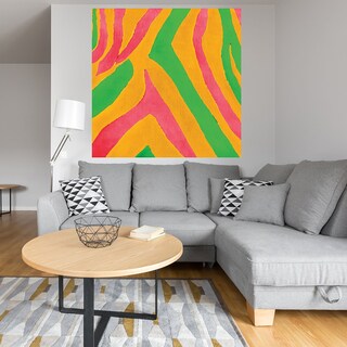 Foto 4 | Foto 4 | Cuadro Decorativo - Impresión De Cebra Psicodélica I - Patricia Pinto - Arte Moderno - Impresión En Lienzo - Fine Art Tj