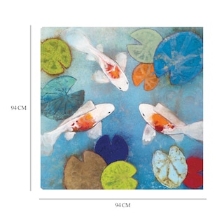 Foto 6 | Foto 6 | Cuadro Decorativo Fine Art Tj Koi 2