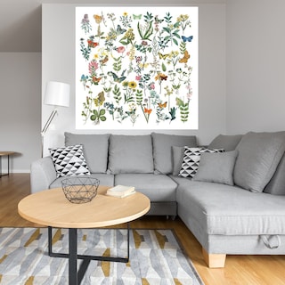 Foto 4 | Foto 4 | Cuadro Decorativo Fine Art Tj Flores Y Mariposas