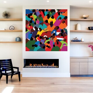 Foto 5 | Foto 5 | Cuadro Decorativo Fine Art Tj Flores Y Mariposas