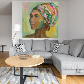 Foto 4 | Foto 4 | Cuadro Decorativo Fine Art Tj Mujer Africana Ii Silvia Vassileva Arte Moderno Impresión en Lienzo