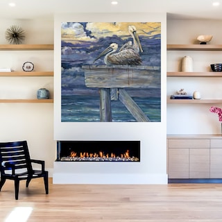 Foto 5 | Foto 5 | Cuadro Decorativo - Muelle Pelícano - Paul Brent - Arte Animales - Impresión En Lienzo - Fine Art Tj