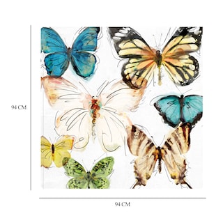Foto 6 | Foto 6 | Cuadro Decorativo - Mariposas Ii - Studio Arts - Arte Animales - Impresión En Lienzo - Fine Art Tj
