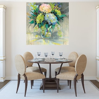 Foto 4 | Foto 4 | Cuadro Decorativo Fine Art TJ 'Hortensias del Jardín' de Jeanette Vertentes 82 x82 cm