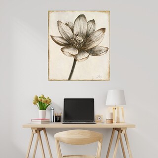 Foto 2 | Foto 2 | Cuadro Decorativo - Loto En Sepia Ii - Patricia Pinto - Arte Floral - Impresión En Lienzo - Fine Art Tj