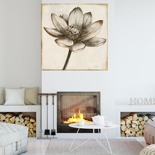 Foto 4 | Foto 4 | Cuadro Decorativo - Loto En Sepia Ii - Patricia Pinto - Arte Floral - Impresión En Lienzo - Fine Art Tj